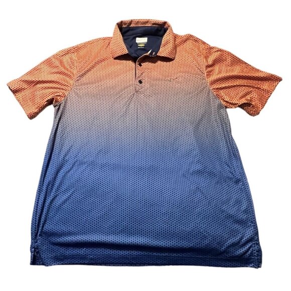 Greg Norman Golf Polo Shirt Men's Size Large Moisture Wicking Comfort Stretch Ex - Picture 1 of 7